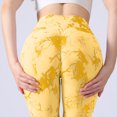 thumbnail image 6 of Women Tie Dye High Waisted Butt Lifting Leggings Tummy Control Squat Proof Yoga Pants Soft Stretch Workout Running Athletic Gym Pants for Women, 6 of 6