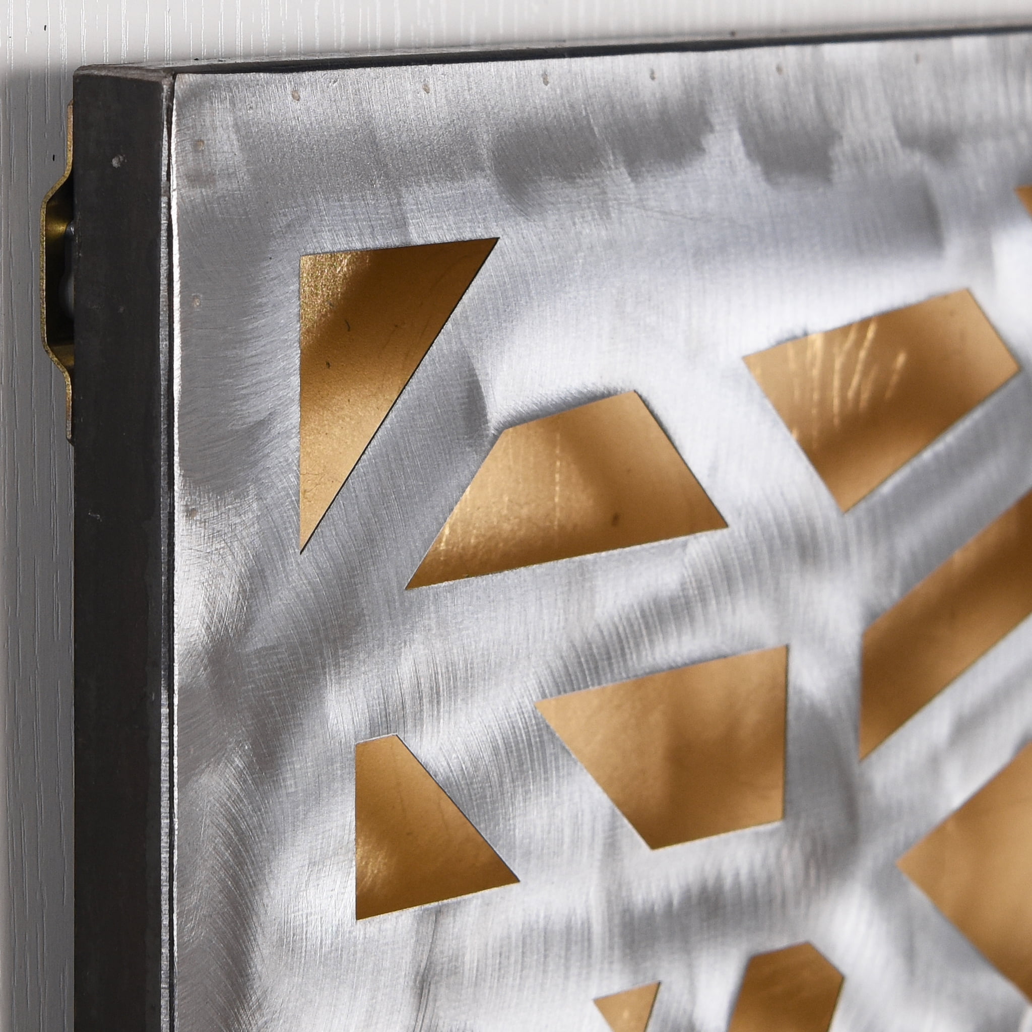Empire Art Gold & Silver Enigma Abstract Art Prints, Set of 2