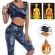 thumbnail image 1 of Greeniant Manténgase fresco y seco, entrenador de cintura transpirable, conjunto adelgazante, pantalones de Sauna para sudor, conjunto Uniforme atlético Numero 3, 1 of 6