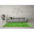 thumbnail image 3 of Ahgly Company Indoor Rectangle Abstract Green Modern Area Rugs, 2' x 5', 3 of 4