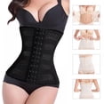 thumbnail image 2 of 1pc Women Body Shaper Latex Rubber Waist Trainer Cincher Under Bust Corset Shapewear, 2 of 8