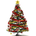 thumbnail image 3 of Adorno para árbol de Navidad con forma de estrella en 3D, árbol de Navidad decorativo con forma de estrella de píxel, decoración para árbol de Navidad para reuniones, festividades y fiestas, 3 of 5