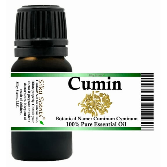 Cumin Essential Oil 5 ml (1/6 fl oz) - 100% Pure and Natural by Silky Scents