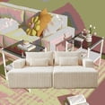 thumbnail image 5 of 87" Oversized Cloud Plush Sectional Lounge Chaise for Indoor Living Room, No Assembly Needed, 5 of 18