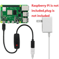 thumbnail image 7 of Power Switch USB Type C with Indicator Light Male to Female USB-C Extension Cable Switch for 4B 8 Pcs, 7 of 7