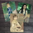 thumbnail image 2 of Pierre-Auguste Renoir Girl Watering Bohemienne Manet Piano Portrait Sisters Fine Art Greeting Card Pack of 6, 2 of 5