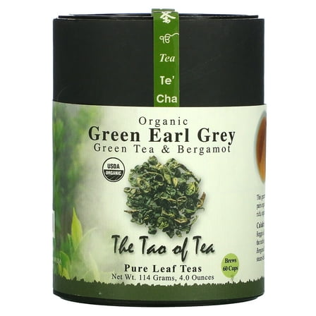 The Tao of Tea Organic Green Tea & Bergamot, Green Earl Grey, 4 oz (114 g)