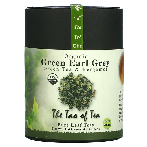 The Tao of Tea Organic Green Tea & Bergamot, Green Earl Grey, 4 oz (114 g)