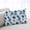 Blue, variant on Orange Floral Throw Pillow Covers, Vintage Cornflower Leaves Rustic Plants Soft Breathable Pillow Cases with Zipper for Sleeping, Queen Size Pillowcases for Couch Bed Sofa Chair 20x30 Inches