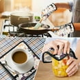 thumbnail image 4 of Cartoon Dog and Flower Kitchen Oven Mitt and Pot Holder Sets 2 Pcs for Baking, Cooking and Grilling, Heat Resistant Up To 392 °F, 4 of 7