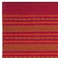 thumbnail image 4 of SAFAVIEH Montauk Ben Striped Soft Braided Cotton Area Rug, Orange/Red, 5' x 8', 4 of 6