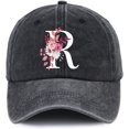 thumbnail image 1 of Classic Alphabet A-Z Hats for Women, Adjust Cotton Cute Letter Baseball Cap, 1 of 5
