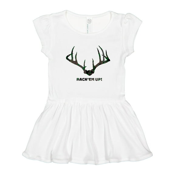 Inktastic Rack 'Em Up in Camo Girls Toddler Dress