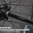 thumbnail image 2 of Naiovety Adaptador de eje pasante de bicicleta 100mm/110mm conversión de cubo de rueda de liberación rápida delantera 20/15mm adaptador Ciclismo, 2 of 6
