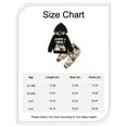 thumbnail image 2 of Baby Boys Clothes Baby Boys 2PCS Outfits Letter Print Long Sleeve Hooded Top Camouflage Pants Set Black 18-24 Months, 2 of 8