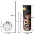 thumbnail image 6 of Mushroom Skinny Tumbler With Straw and Lid, Stainless Steel 20oz Insulated Coffee Travel Mug, Mushroom Cups for Mushroom Lovers Gifts for Women and Girls, 6 of 6