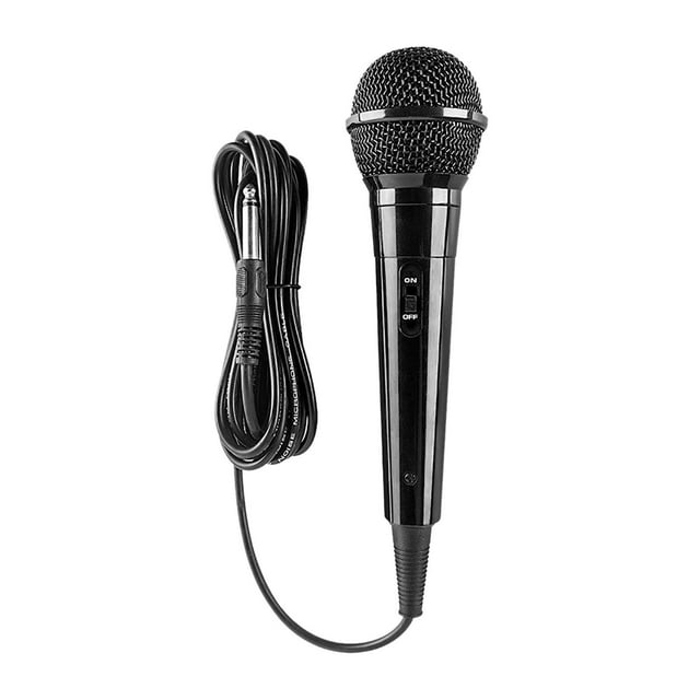 Milaget Microphone Dynamique Filaire pour Karaoké Léger pour Famille