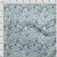 thumbnail image 4 of oneOone Cotton Flex Light Blue Fabric Floral Texture Quilting Supplies Print Sewing Fabric By The Yard 40 Inch Wide, 4 of 4