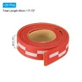 thumbnail image 2 of Uxcell 18" Table Tennis Side Tape, 20 Pack Table Tennis Edge Tape Protect the Edges, Grid Red, 2 of 6