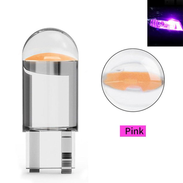 Lámpara de cristal COB Universal para Interior de coche de 20 piezas, luz LED Canbus, lámpara de placa de planificador bretón de lectura automática, bombilla de puerta lateral DRL DC 12V T10 W5W zhangyuxiang LED