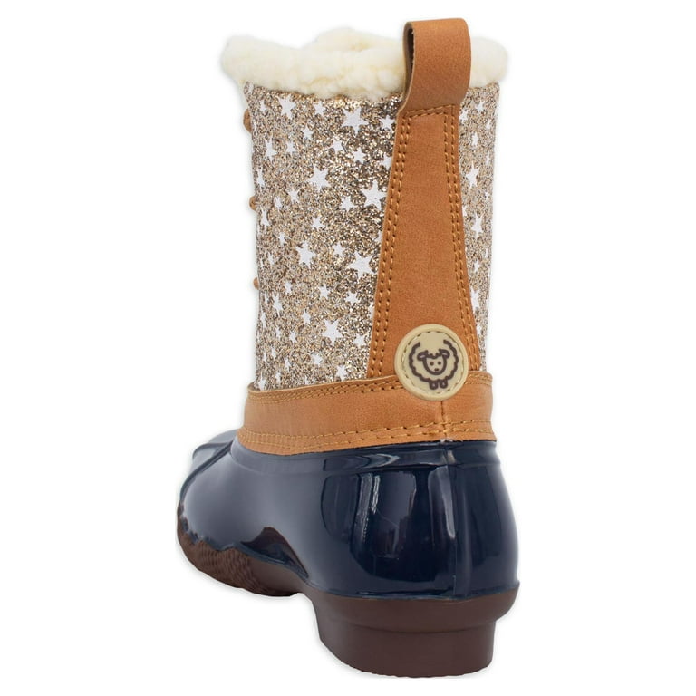 Girls sequin duck boots hot sale
