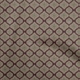 thumbnail image 1 of oneOone Cotton Poplin Brown Fabric Damask Craft Projects Decor Fabric Printed By The Yard 42 Inch Wide, 1 of 5