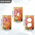 thumbnail image 7 of Yayeee Toggle Light Switch Wall Plate 1-Gang 4.5"x2.7" Home Decorative Outlet Cover, Pink Abstract Floral, 7 of 7