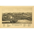 thumbnail image 3 of Norris 14x11 Black Modern Framed Museum Art Print Titled - Wolfeborough New Hampshire -Norris 1889, 3 of 5