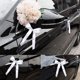 thumbnail image 3 of 50/100PCS Lazo Blanco Ramo de Boda Asiento Coche de Boda Adornos Decorativos DIY (Blanco 50PCS), 3 of 8