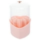 thumbnail image 1 of Porta brochas de maquillaje con forma de corazón y tapa, organizador de escritorio para oficina, 1 of 7