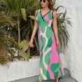 thumbnail image 3 of Leopard Print Pattern Sleeveless Dress Female Clothing Dress Women Summer 2025 Dress, 3 of 7