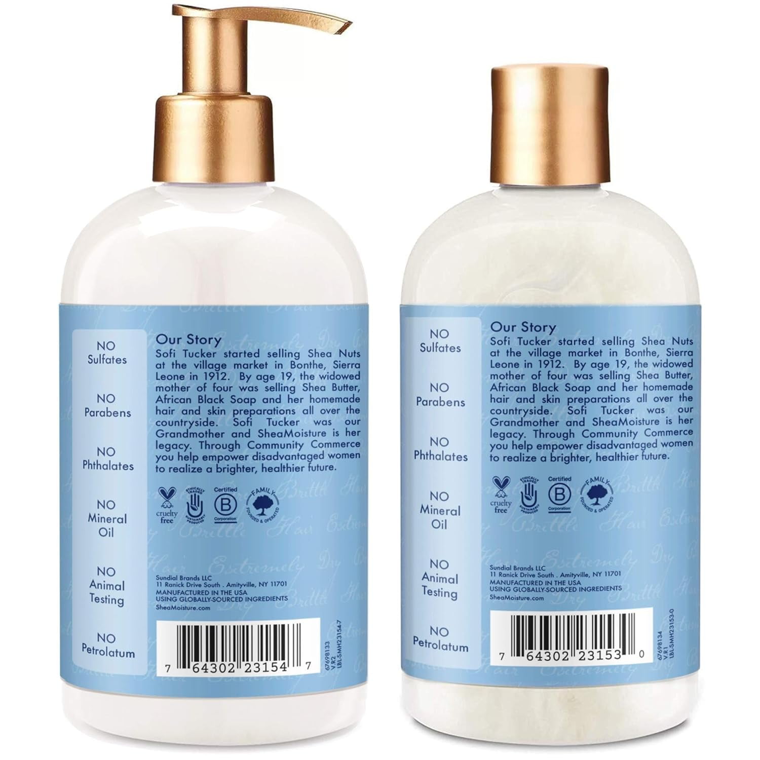 SheaMoisture Hydrate & Repair conditioner For Damaged Hair Manuka Honey & Yogurt Shea Butter Shampoo and Conditioner 13 Fl.oz