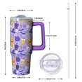 thumbnail image 2 of Halloween Cup, Scary Witch Pumpkin Tumbler with Handle and Straw 30oz, Insulated Spooky Gift Coffee Mug, 2 of 5