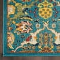 thumbnail image 4 of Nourison Allur Bohemian Turquoise/Ivory 3' x 5' Area Rug, (3x5), 4 of 8