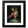 thumbnail image 2 of Lubin Baugin 12x14 Black Modern Framed Museum Art Print Titled - The Virgin and Child, 2 of 5
