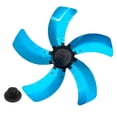 thumbnail image 1 of 16inch 18inch Fan Replacement Metal Aluminum With Nut Cover Base For Fan Replacement Part For Home Stand Table Fans, 1 of 4