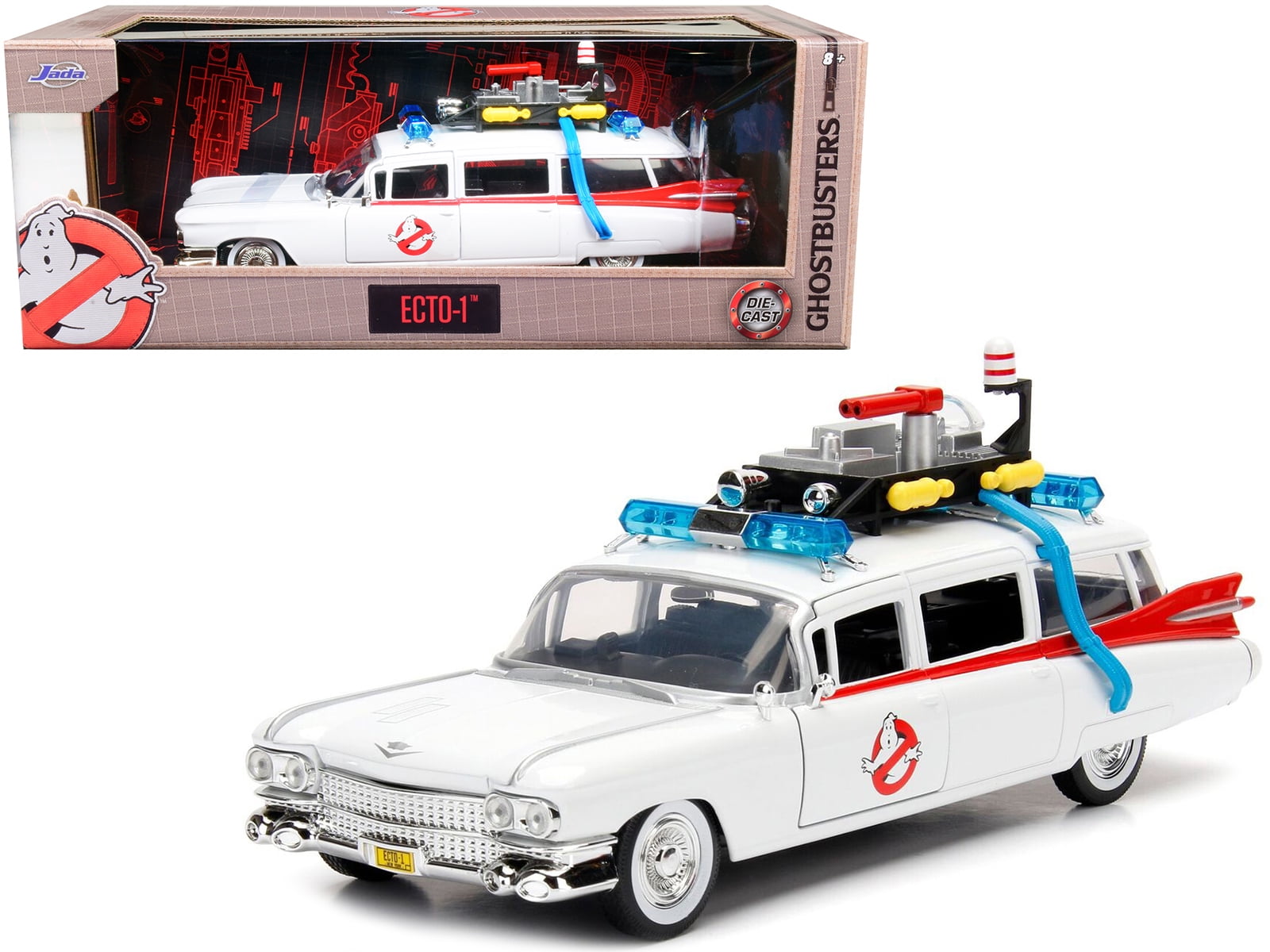 POLAR LIGHTS GHOSTBUSTERS ECTO-1 CADILLAC AMBULANCE 1/25