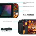 thumbnail image 2 of PlayVital ZealProtect Soft Protective Case for Nintendo Switch, Flexible Cover Protector for Switch with Screen Protector & Thumb Grip Caps & ABXY Direction Button Caps - Halloween Pumpkin Fest, 2 of 8