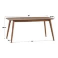 thumbnail image 2 of Solid Wood Dining Table Rectangular 36x60, 2 of 2