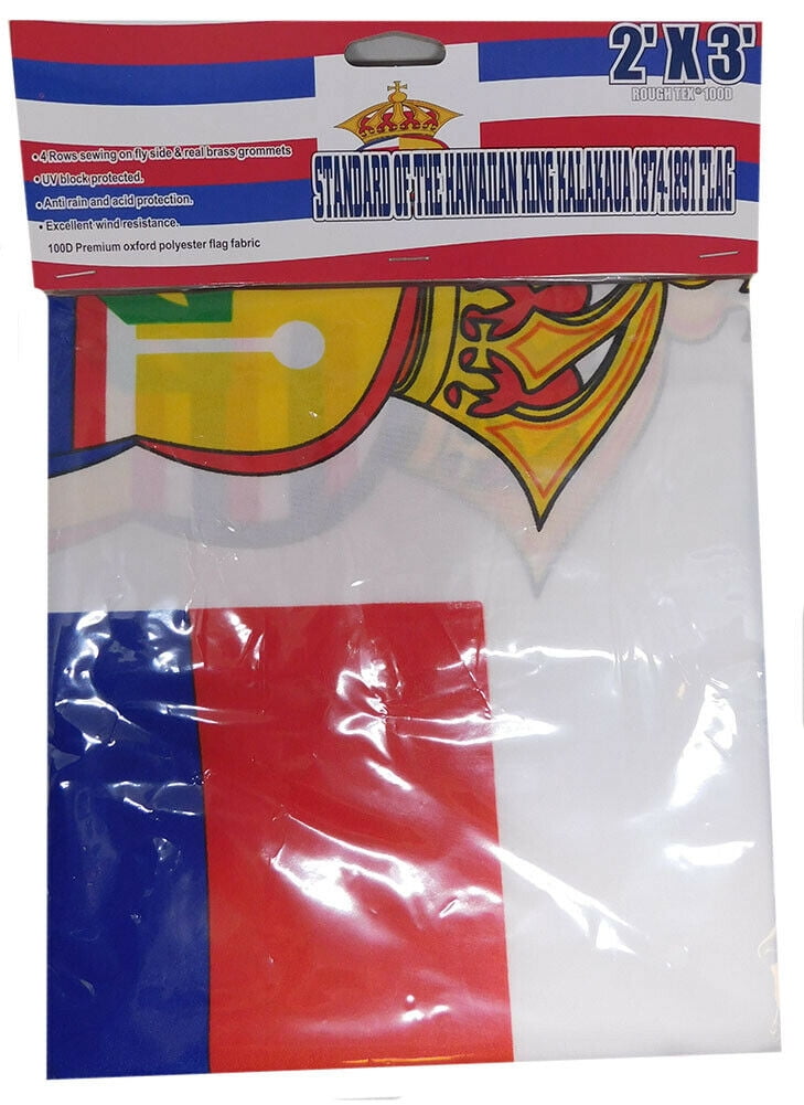 Bannière drapeau Kanaka Maoki d'Hawaï 100D tissé poly nylon 2x3 2'x3