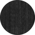 thumbnail image 1 of Ahgly Company Indoor Round Abstract Gray Contemporary Area Rugs, 3' Round, 1 of 1