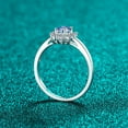 thumbnail image 5 of Apaison 0.5 ct Moissanite Rings For Women 925 Sterling Silver Eternity Wedding Engagement Bridal Ring, 5 of 8