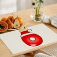 thumbnail image 4 of Fwttom Lettre Repas, Napperon de Noël Lettre Repas Décoration de Table des Fêtes Nappe Drapeau à Thé Napperon -Bordure Rassemblement des Fêtes Restaurant Nappe, 4 of 4