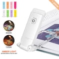 thumbnail image 2 of Honwell Led Clip Reading Lamp Book Clamp Reading Lights For Books In Bed, Soft Eye Care Light, Usb Rechargeable Night Light, 2 Brightness Adjustable F, 2 of 5