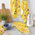 thumbnail image 2 of Spring Bee Daisy Hycomb Texture Microfiber Kitchen Towel Dish Cleaning Towels Absorbent Rag Household Cleaning Tool Tea Cloth, 2 of 7