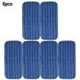 thumbnail image 2 of Mosiee Replacement Mop Head Reusable Blue Mop Pads For Swiffer Wet Jet Mop 3/6 Pack Washable Microfiber Hand Household Cleaning Tools, 2 of 9
