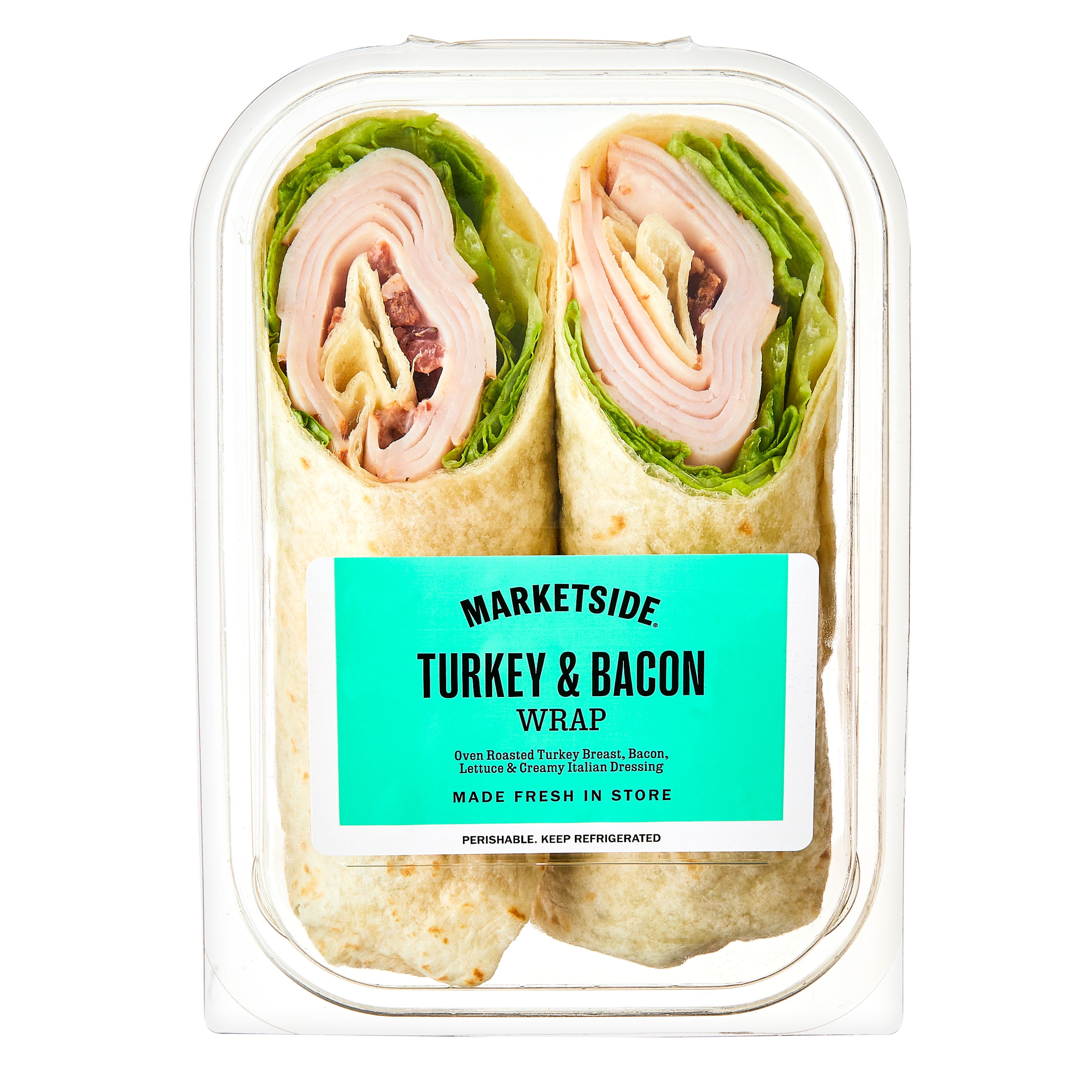 Marketside Turkey Bacon Wrap, 1 Count