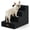 Black-4.0-15.7x23.6x17.7 inch, variant on Dog Stairs For Small Dogs  17.7" Extra Wide Right-angle Pet Couch And Beds Anti-slip Steps Old Cats Lowrider 17.7x23.6x17.7 Inch Pink