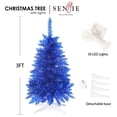 thumbnail image 2 of Árbol de Navidad artificial Senjie de 90 cm con 160 puntas de rama, 2 of 8