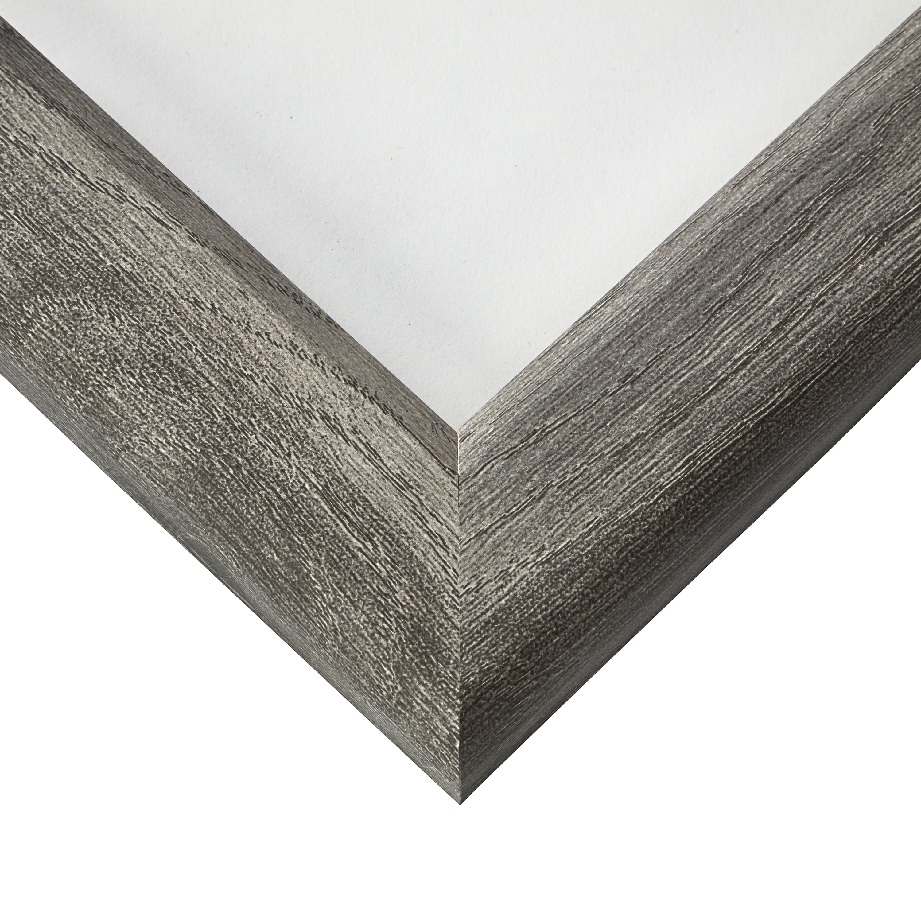 Craig Frames Arthur, 22x28 inch Gray Barnwood Picture Frame Matted for an 18x24 Photo